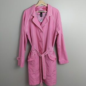 Venezia Bubble Gum Pink Raincoat/Jacket sz 14/16